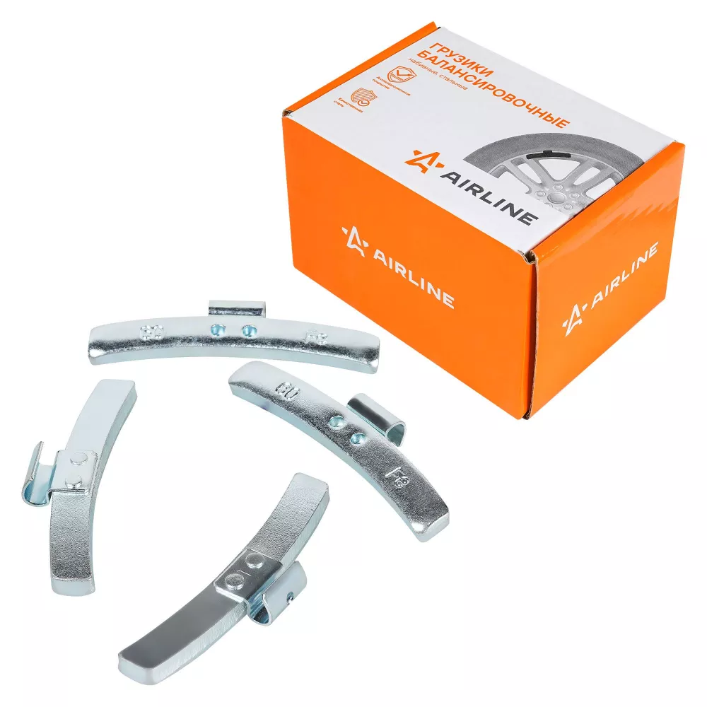 Груз балансировочный стальной для литых дисков 60 гр, 50 шт - Артикул ATRK150 - Производитель Airline - Фото, Отзывы, Цены 