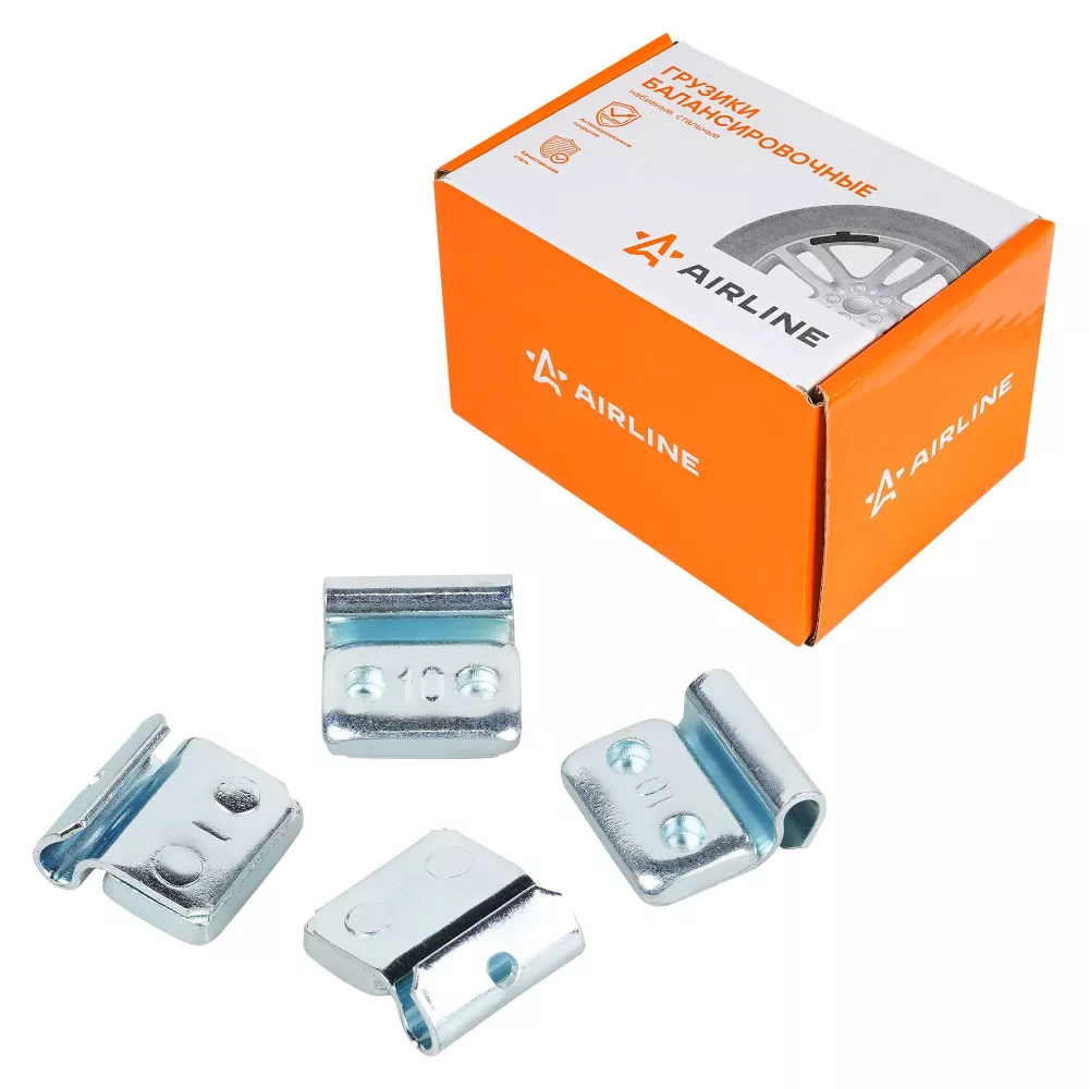 Груз балансировочный стальной для стальных дисков 10 гр, 100 шт - Артикул ATRK152 - Производитель Airline - Фото, Отзывы, Цены 