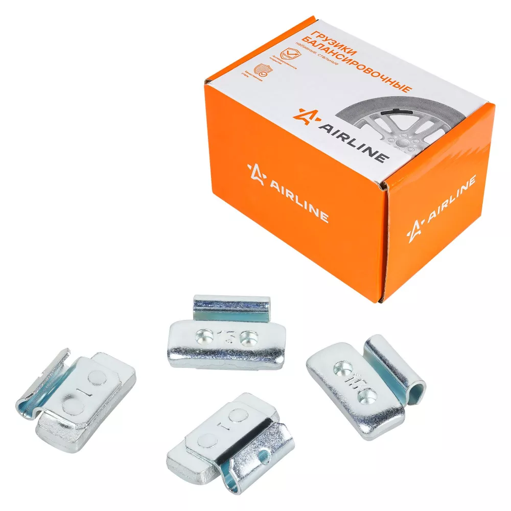 Груз балансировочный стальной для стальных дисков 15 гр, 100 шт - Артикул ATRK153 - Производитель Airline - Фото, Отзывы, Цены 