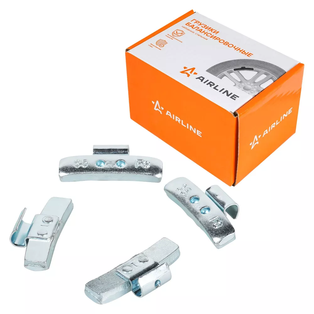 Груз балансировочный стальной для литых дисков 35 гр, 50 шт - Артикул ATRK163 - Производитель Airline - Фото, Отзывы, Цены 