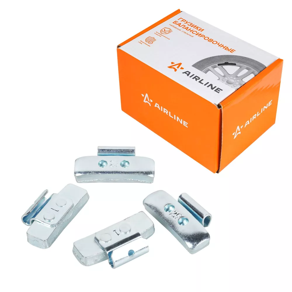 Груз балансировочный стальной для стальных дисков 25 гр, 100 шт - Артикул ATRK164 - Производитель Airline - Фото, Отзывы, Цены 