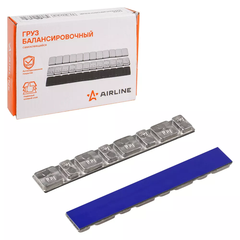 Груз балансировочный самоклеящийся свинцовый, 4*5гр/4*10гр, 50 шт. - Артикул ATRK189 - Производитель Airline - Фото, Отзывы, Цены 