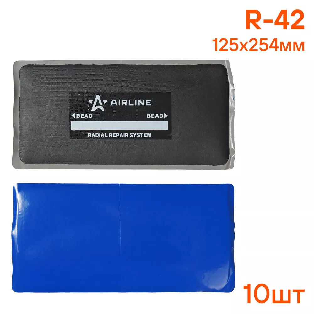 Пластырь кордовый, радиальный R-42 (125*254 мм) - Артикул ATRK77 - Производитель Airline - Фото, Отзывы, Цены 