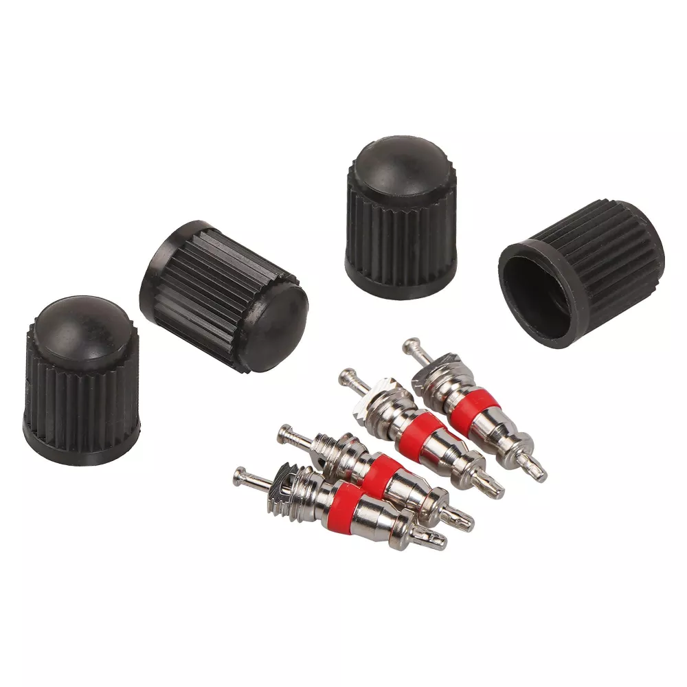 Ремкомплект для вентилей (4 золотника, 4 пласт.колп.) в пакете - Артикул ATRS009 - Производитель Airline - Фото, Отзывы, Цены 