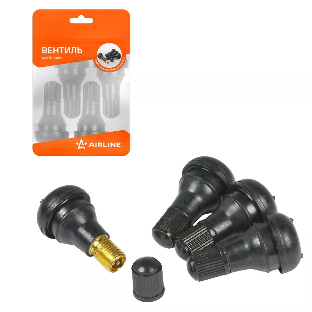 Вентиль для б/к шин TR412, 4 шт. - Артикул ATRV41201 - Производитель Airline - Фото, Отзывы, Цены 