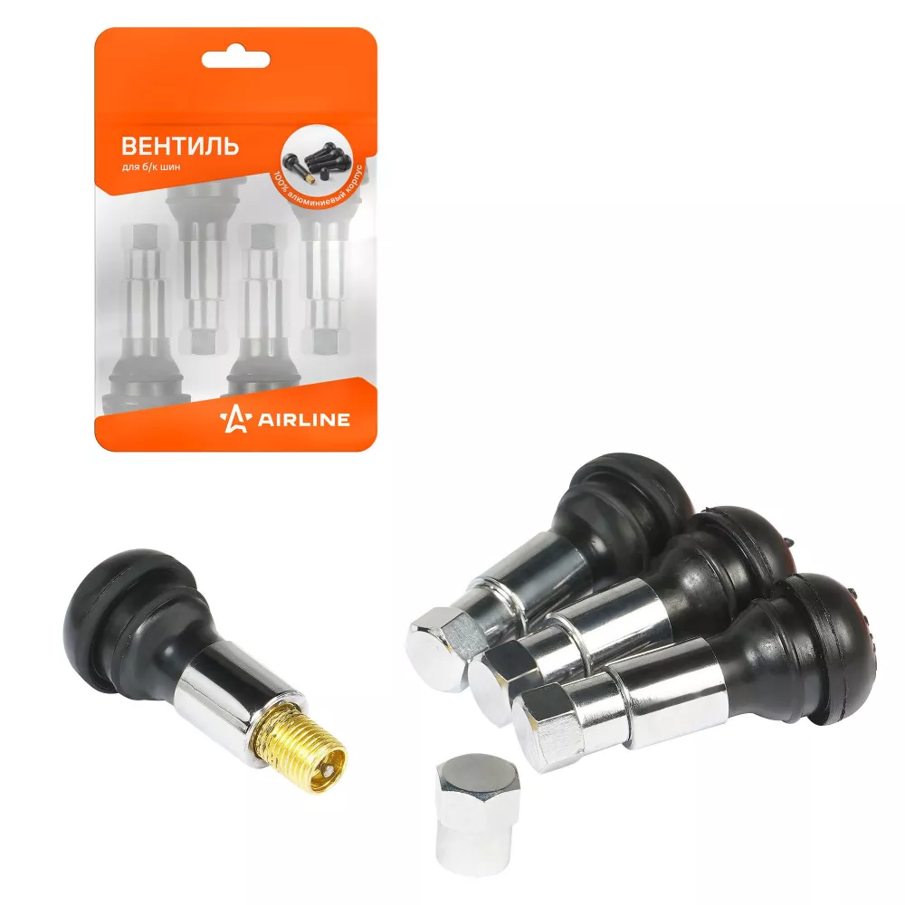Вентиль для б/к шин TR413C, 4 шт. - Артикул ATRV413C01 - Производитель Airline - Фото, Отзывы, Цены 