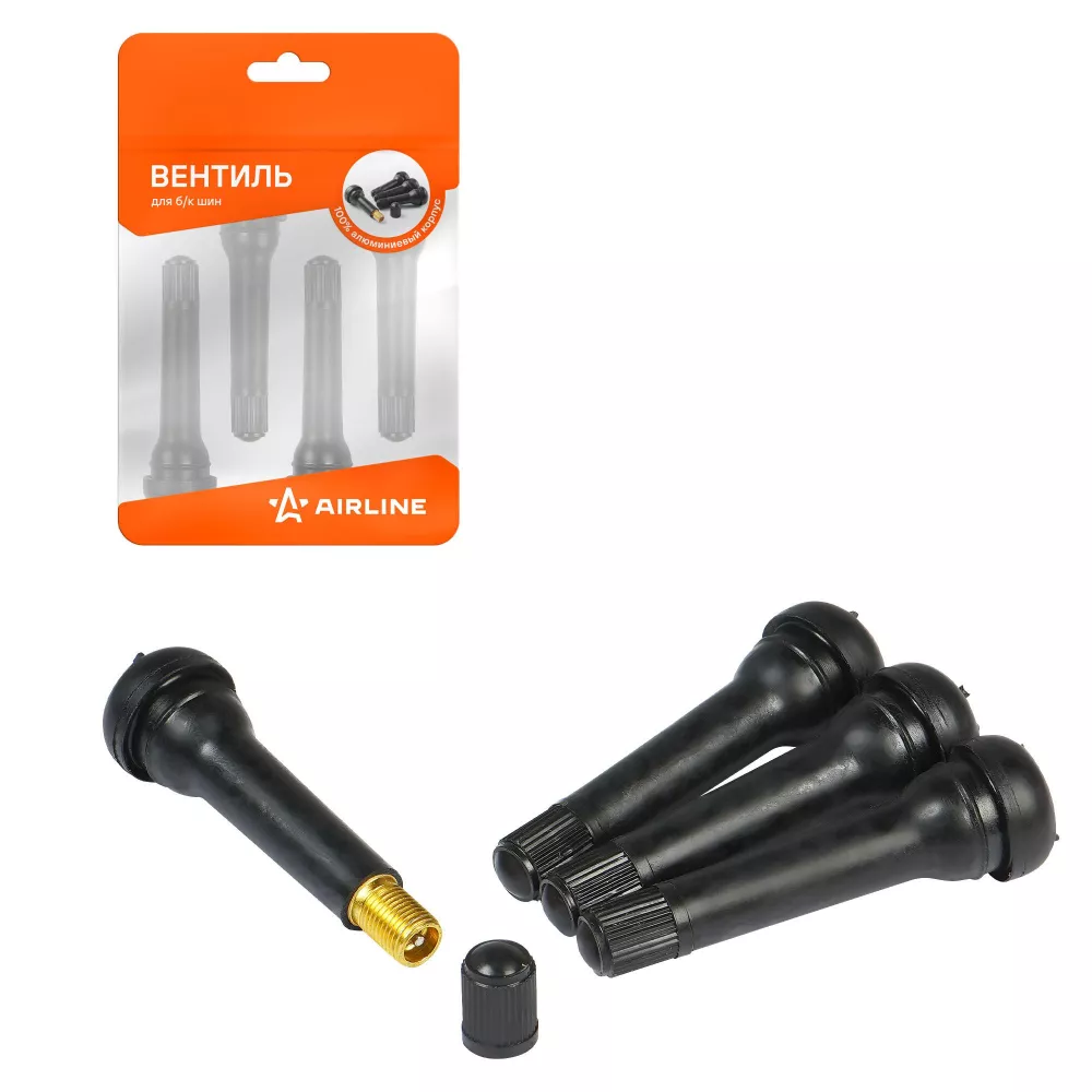 Вентиль для б/к шин TR418, 4 шт. - Артикул ATRV41801 - Производитель Airline - Фото, Отзывы, Цены 