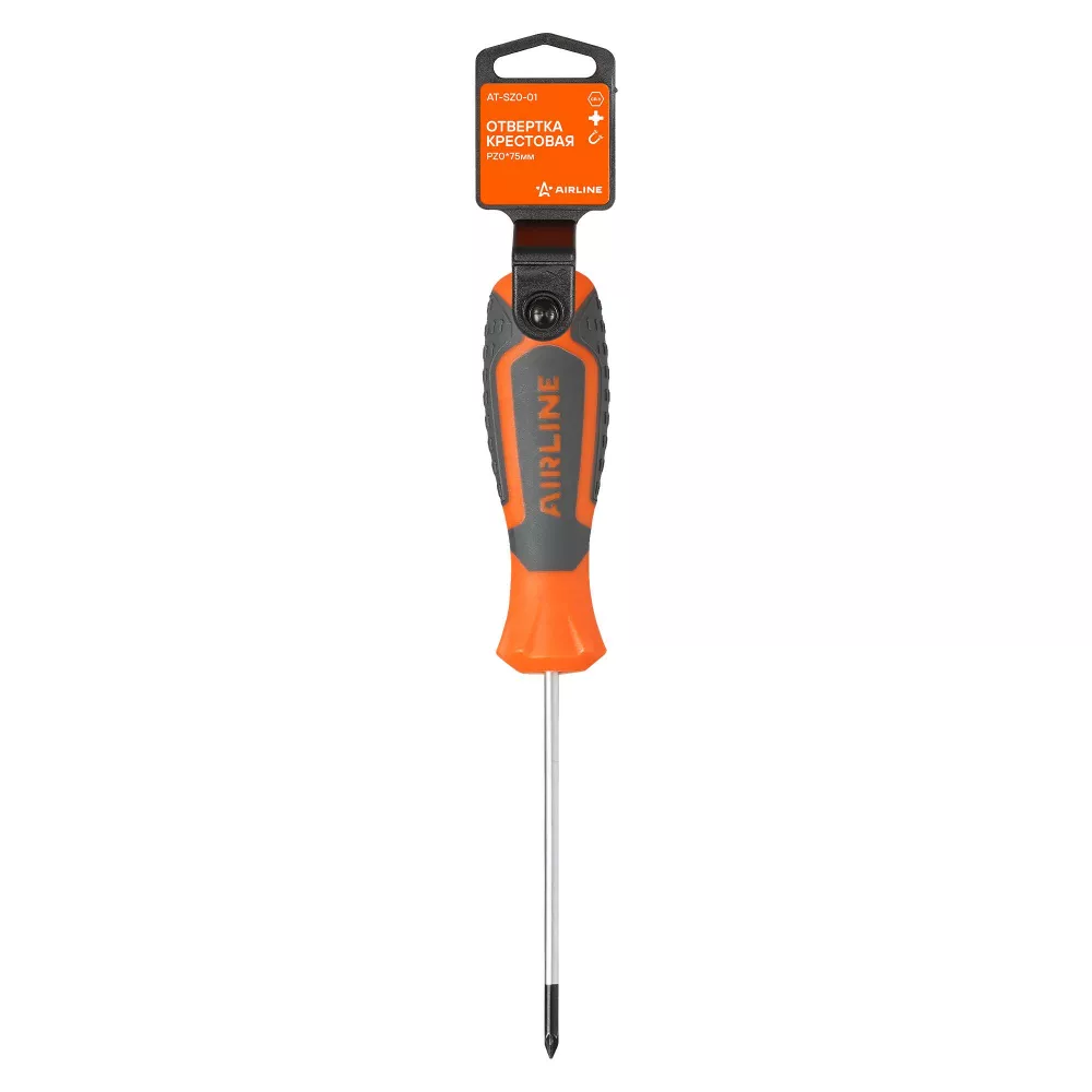 Отвертка крестовая PZ0х75мм, магнитный наконечник - Артикул ATSZ001 - Производитель Airline - Фото, Отзывы, Цены 