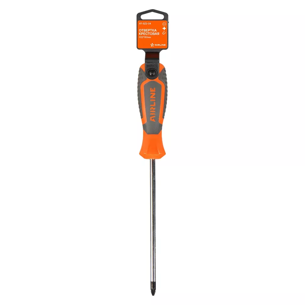 Отвертка крестовая PZ2х150мм, магнитный наконечник - Артикул ATSZ204 - Производитель Airline - Фото, Отзывы, Цены 