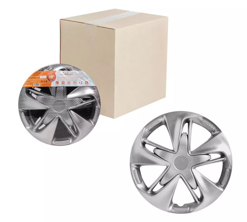 Колпаки колесные 13 Супер Астра, серебристый, карбон, компл. 2 шт. - Артикул AWCC1319 - Производитель Airline - Фото, Отзывы, Цены 