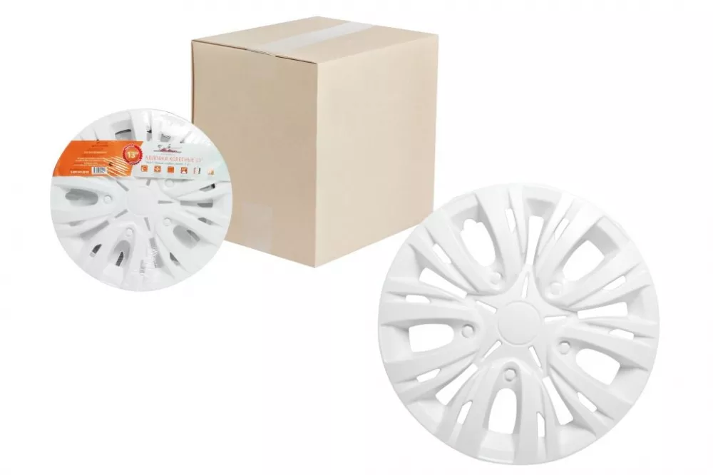 Колпаки колесные 14 Лион, белый, карбон, компл. 2 шт. - Артикул AWCC1403 - Производитель Airline - Фото, Отзывы, Цены 