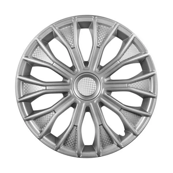 Колпаки колесные 14 Волтек, серебристый, карбон, компл. 2 шт. - Артикул AWCC1414 - Производитель Airline - Фото, Отзывы, Цены 