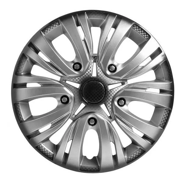 Колпаки колесные 16 Лион +, серебристо-черный, карбон, компл. 2 шт.. - Артикул AWCC1625 - Производитель Airline - Фото, Отзывы, Цены 