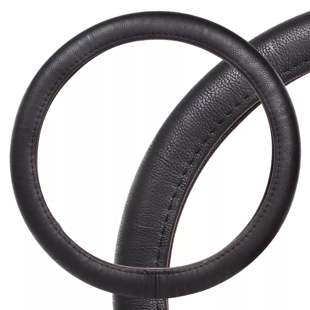 Оплетка на руль, гладкая кожа, черная, 37-39 см/М - Артикул AWCRS10M - Производитель Airline - Фото, Отзывы, Цены 