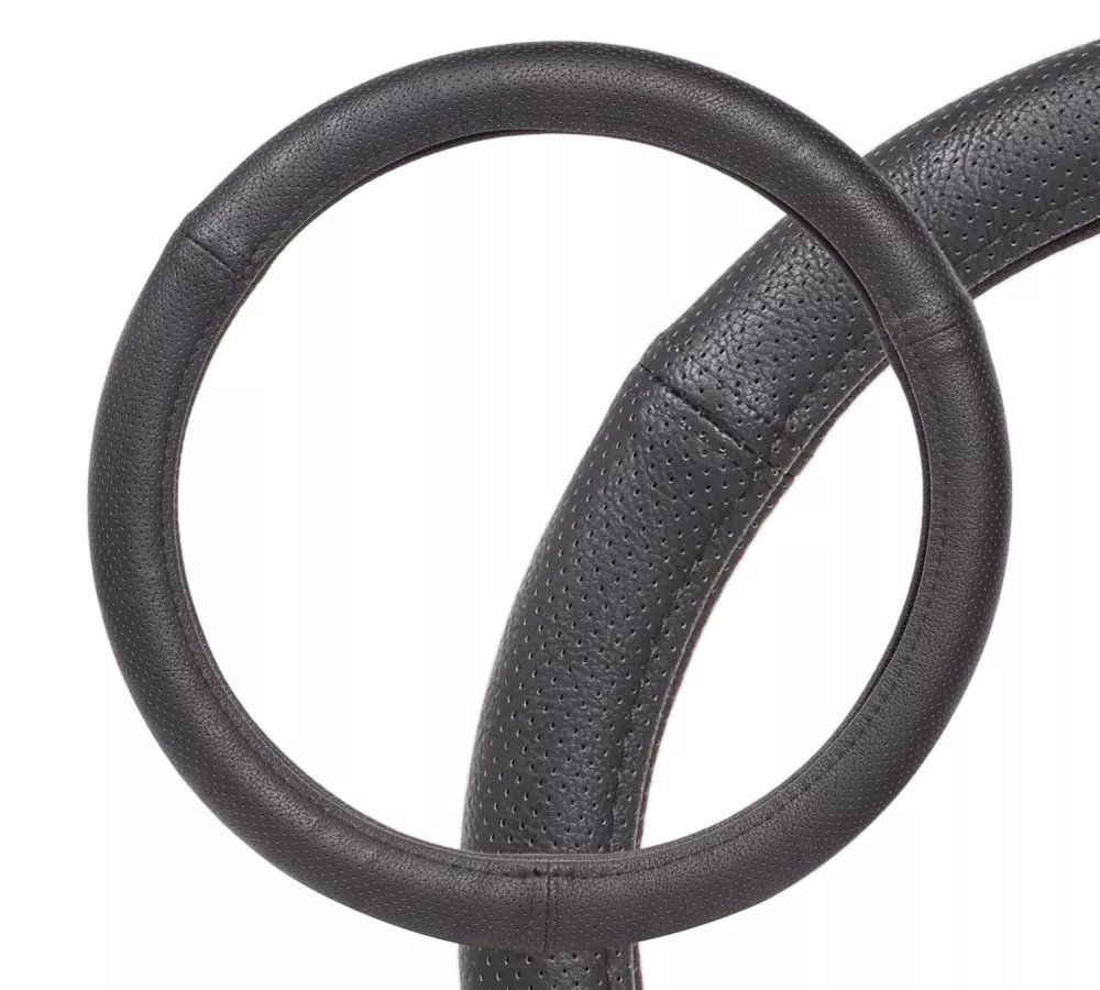 Оплетка на руль, перфорированная кожа, черная, 37-39 см/М - Артикул AWCRS11M - Производитель Airline - Фото, Отзывы, Цены 