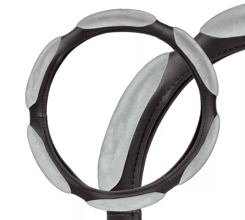 Оплетка на руль, спонжевая, серая, 40 см / L - Артикул AWCSS08L - Производитель Airline - Фото, Отзывы, Цены 