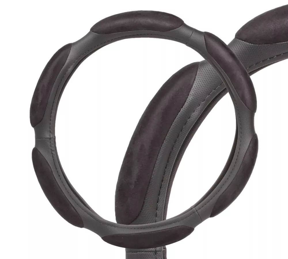 Оплетка на руль, спонжевая, черная, 38 см / M - Артикул AWCSS08M - Производитель Airline - Фото, Отзывы, Цены 