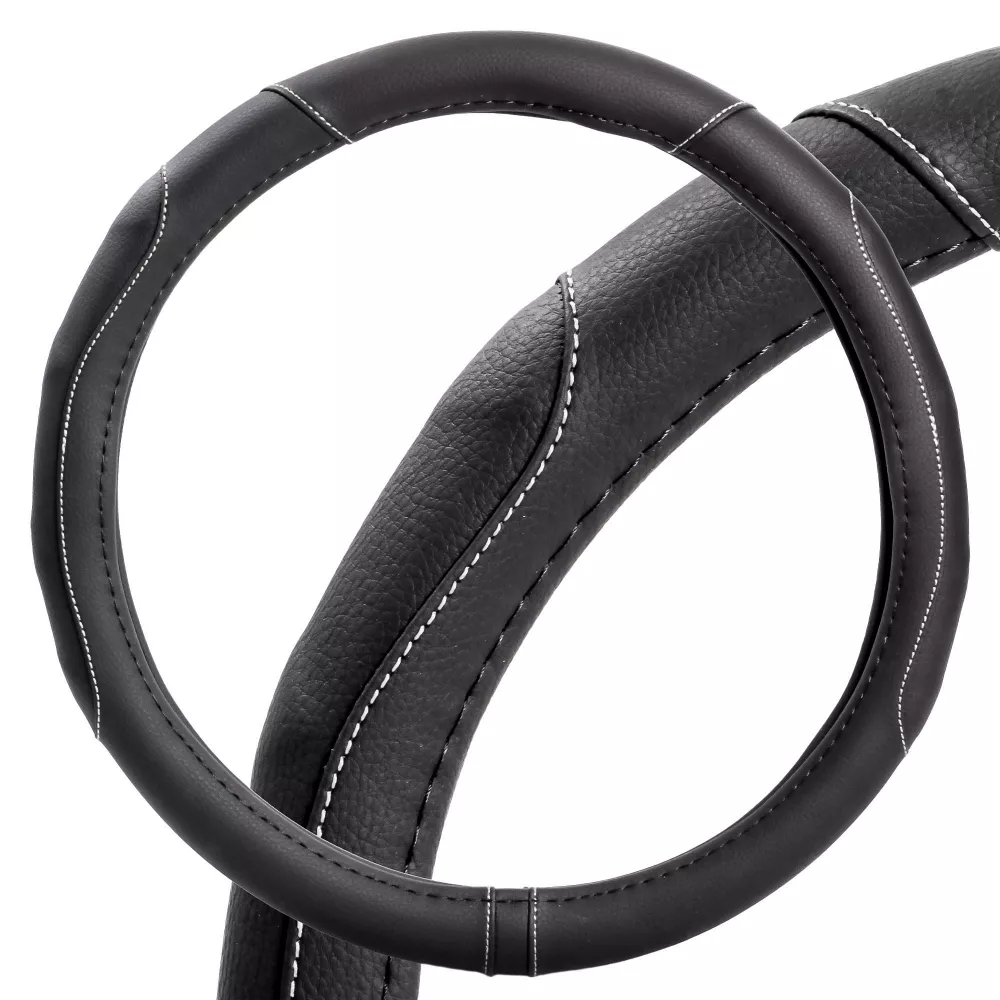 Оплетка на руль, искусст. кожа, рельефная, черная, 38 см/М - Артикул AWSLI18M - Производитель Airline - Фото, Отзывы, Цены 