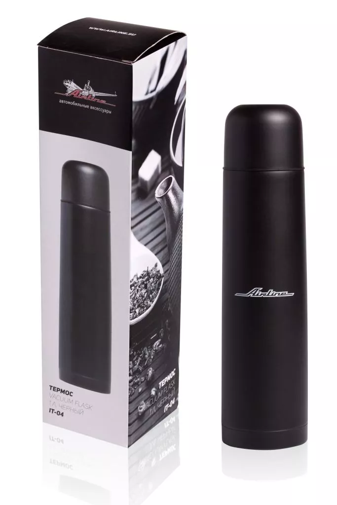 Термос 1л., черный - Артикул IT04 - Производитель Airline - Фото, Отзывы, Цены 