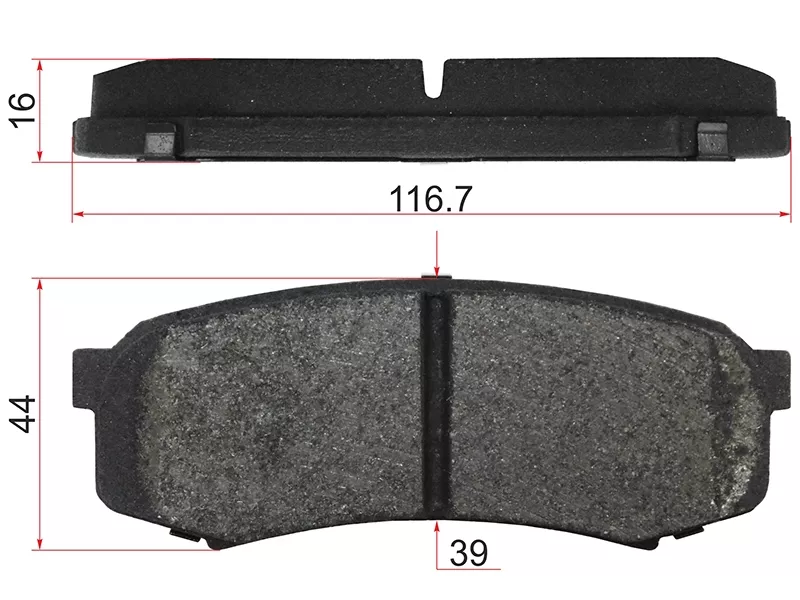 Колодки тормозные (Сзади) Lexus RX 00-03 / Mitsubishi Pajero 06-20 - Артикул AN337K - Производитель Akebono - Фото, Отзывы, Цены 