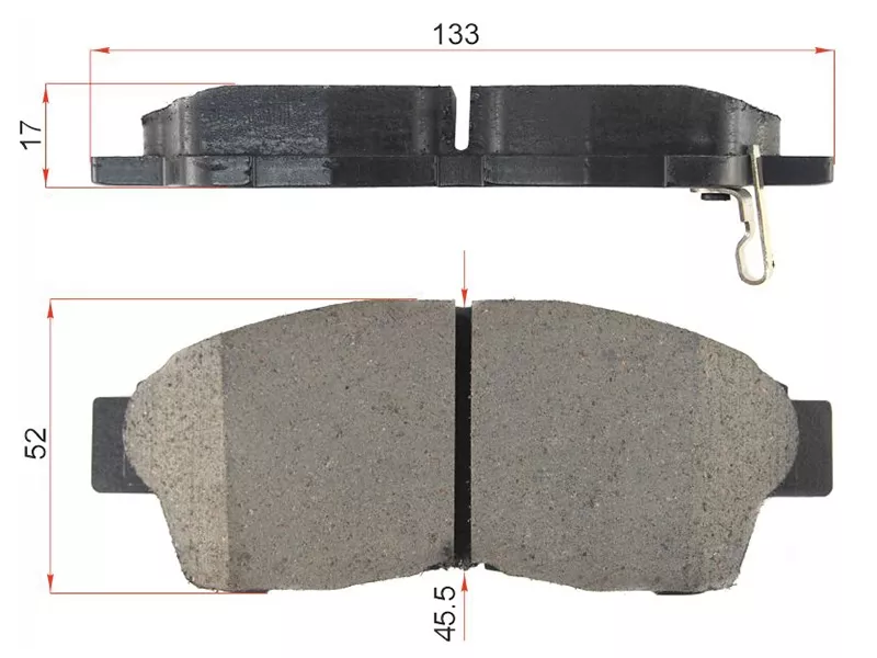 Колодки тормозные (Спереди) Toyota Caldina (T190,T210) 92-02 / Camry 91-98 - Артикул AN394WK - Производитель Akebono - Фото, Отзывы, Цены 