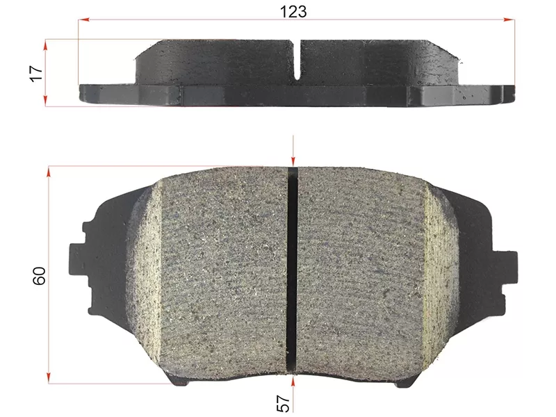 Колодки тормозные (Спереди) Toyota RAV4 (CA20) 00-05 - Артикул AN640K - Производитель Akebono - Фото, Отзывы, Цены 