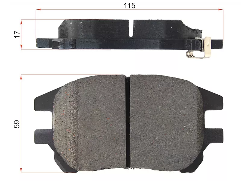 Колодки тормозные (Спереди) Lexus RX 97-03 / Toyota Harrier (XU10) 97-03 - Артикул AN678WK - Производитель Akebono - Фото, Отзывы, Цены 