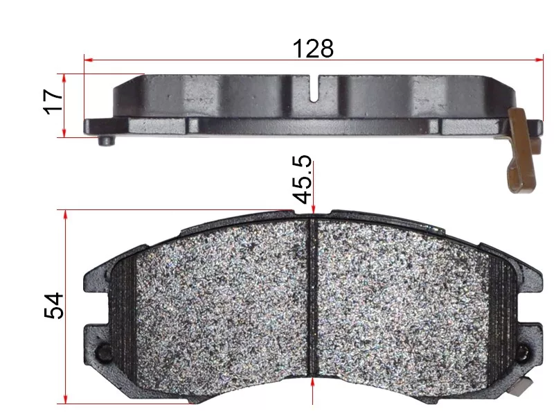 Колодки тормозные (Спереди) Subaru Impreza 92-07 / Legacy 89-03 / Outback 98-03 - Артикул DG1790SF - Производитель Akok - Фото, Отзывы, Цены 
