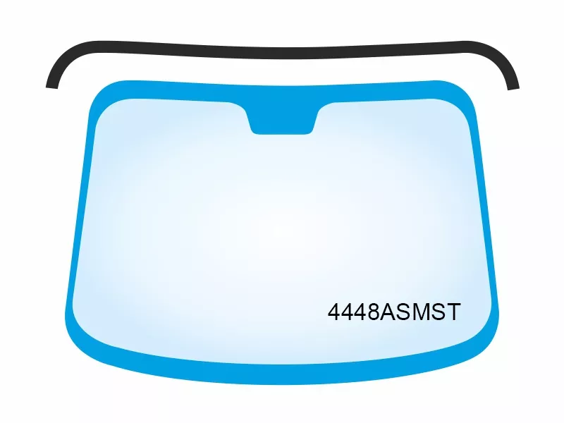 Молдинг лобового стекла (Сверху) Kia Optima 16-21 - Артикул 4448ASMST - Производитель ALP - Фото, Отзывы, Цены 