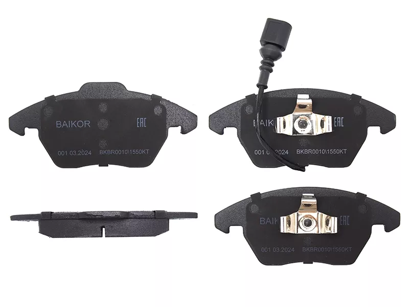 Колодки тормозные (Спереди) Audi A3 03-13 / Peugeot 308 13-17 - Артикул BKBR0010 - Производитель Baikor - Фото, Отзывы, Цены 