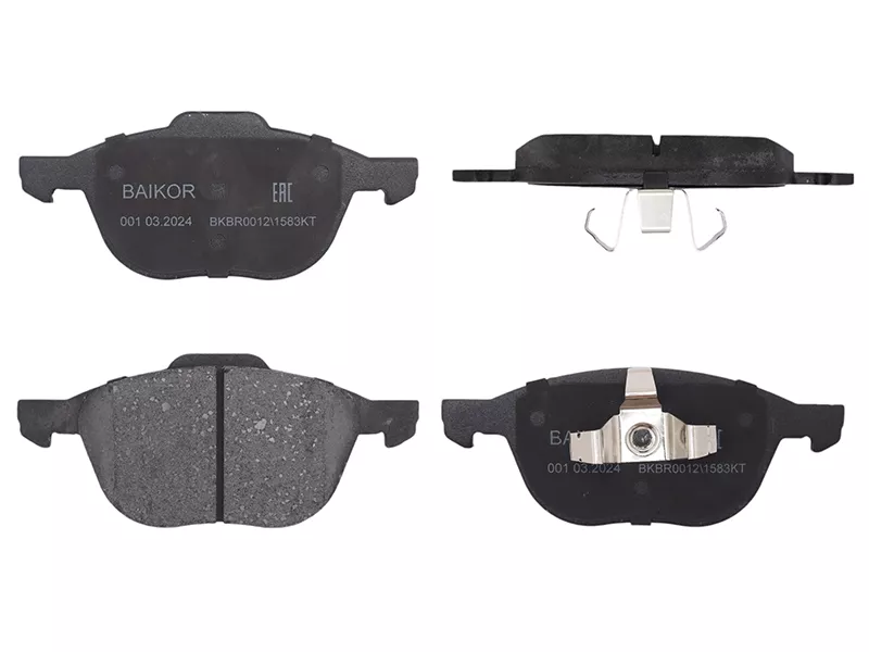 Колодки тормозные (Спереди) Ford Focus 04- / Kuga 08-19 - Артикул BKBR0012 - Производитель Baikor - Фото, Отзывы, Цены 