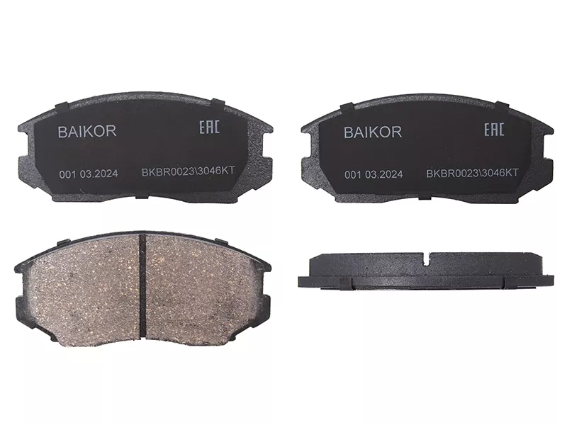 Колодки тормозные (Спереди) Mitsubishi Lancer 83-08 / Bravo 91-99 - Артикул BKBR0023 - Производитель Baikor - Фото, Отзывы, Цены 