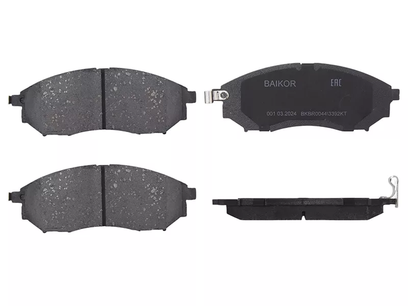 Колодки тормозные (Спереди) Infiniti FX35 02-08 / Nissan Murano 02-16 - Артикул BKBR0044 - Производитель Baikor - Фото, Отзывы, Цены 