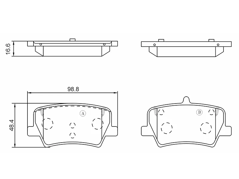 Колодки тормозные (Сзади) Geely Tugella 19- / Monjaro 22 - Артикул BKBR0079 - Производитель Baikor - Фото, Отзывы, Цены 