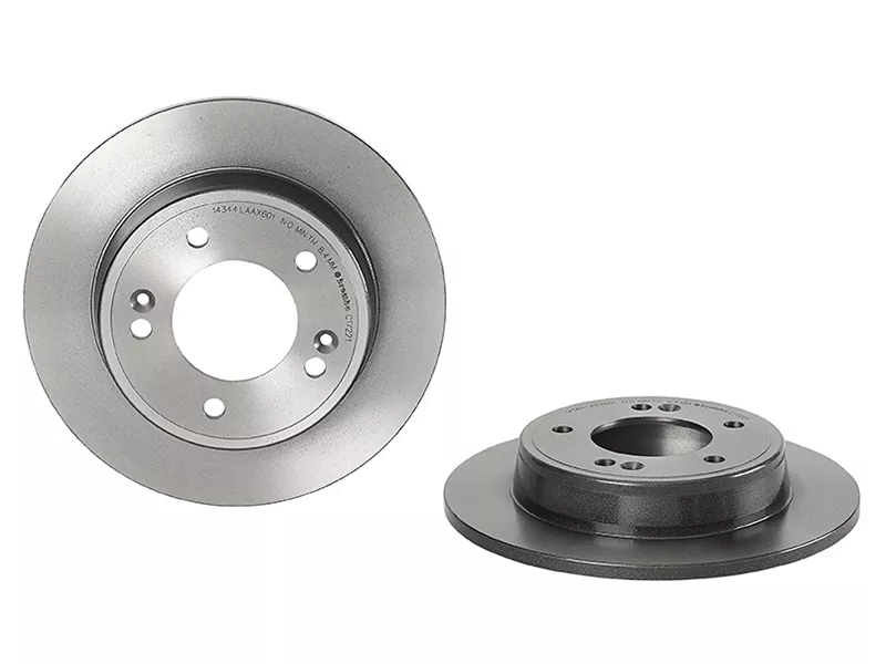 Диск тормозной (Сзади) Hyundai Creta 15-20 / Elantra 10-20 - Артикул 08C17221 - Производитель Brembo - Фото, Отзывы, Цены 