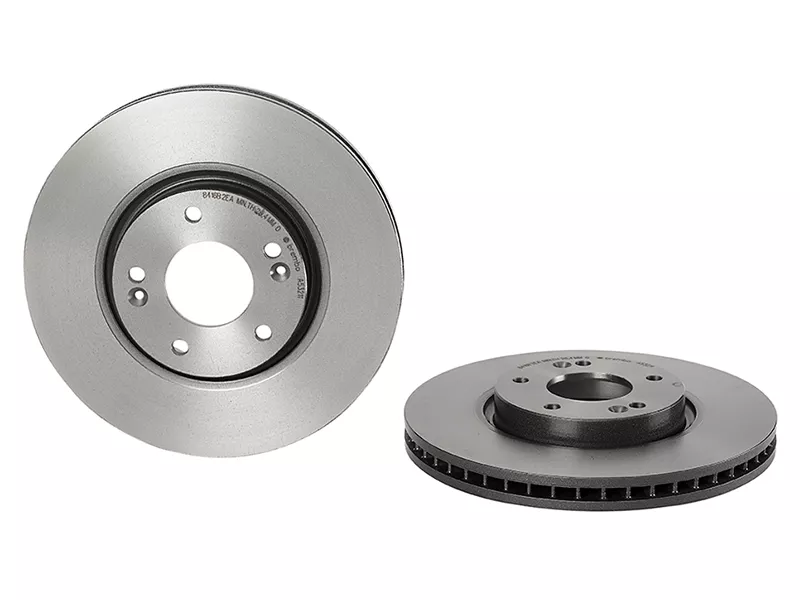 Диск тормозной (Спереди) Hyundai Creta 15-22 / ix35 09-15 - Артикул 09A53211 - Производитель Brembo - Фото, Отзывы, Цены 