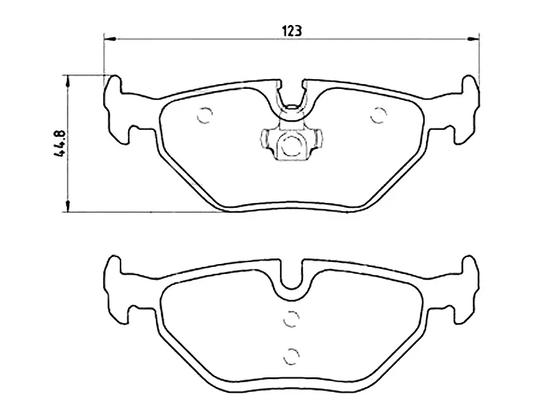 Колодки тормозные (Сзади) BMW 3-Series 90-06 / Z4 02-08 - Артикул P06025 - Производитель Brembo - Фото, Отзывы, Цены 