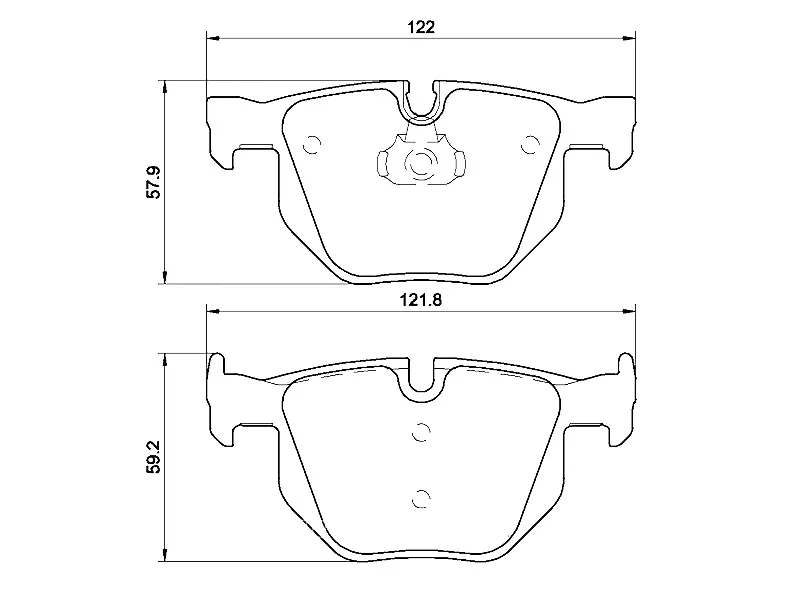Колодки тормозные (Сзади) BMW 7-Series 01-08 / X5 06-18 / X6 08-20 - Артикул P06056 - Производитель Brembo - Фото, Отзывы, Цены 