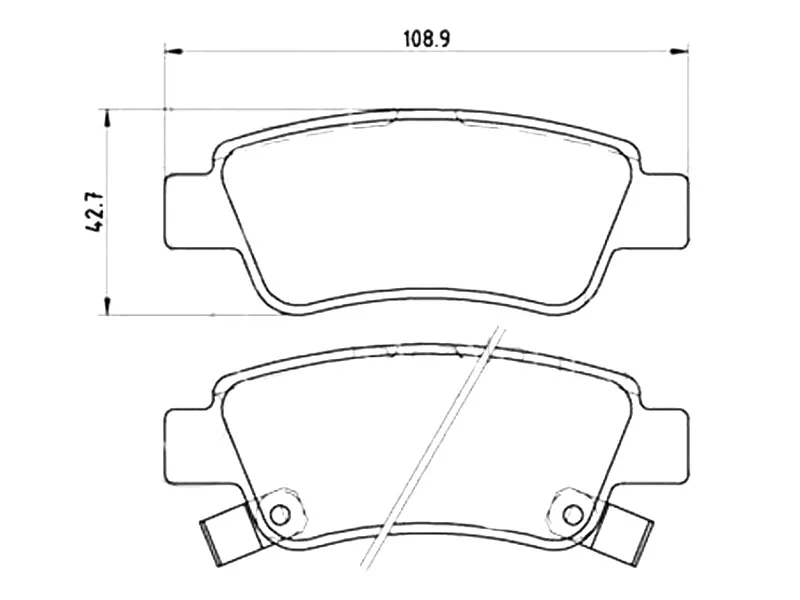 Колодки тормозные (Сзади) Honda CR-V 06-20 - Артикул P28046 - Производитель Brembo - Фото, Отзывы, Цены 