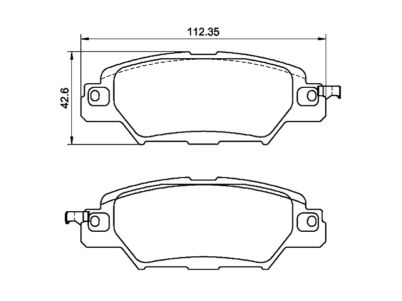 Колодки тормозные (Сзади) Mazda CX-5 11-21 - Артикул P49053 - Производитель Brembo - Фото, Отзывы, Цены 