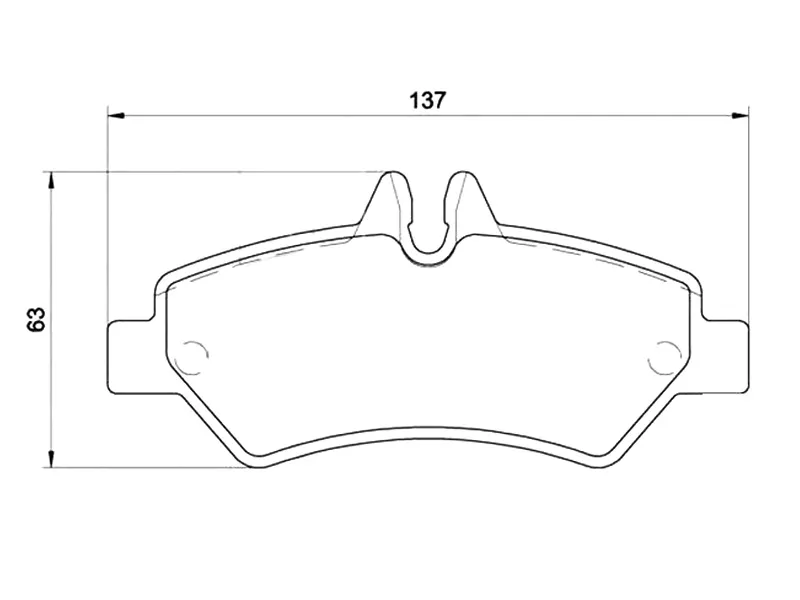 Колодки тормозные (Сзади) Mercedes-Benz Sprinter 06-18 / Volkswagen Crafter 06-16 - Артикул P50084 - Производитель Brembo - Фото, Отзывы, Цены 