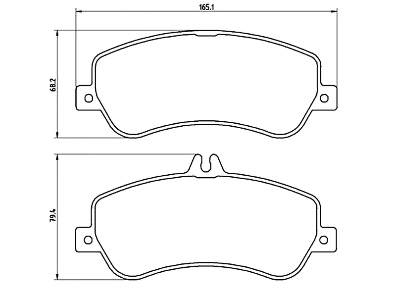 Колодки тормозные (Спереди) Mercedes-Benz GLK-Class 08-15 - Артикул P50086 - Производитель Brembo - Фото, Отзывы, Цены 