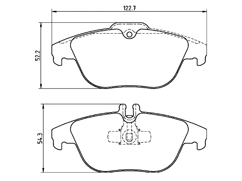 Колодки тормозные (Сзади) Mercedes-Benz C-Class 07-15 / E-Class 09-17 / GLK-Class 08-15 - Артикул P50104 - Производитель Brembo - Фото, Отзывы, Цены 
