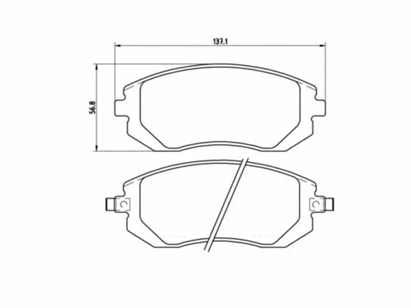 Колодки тормозные (Спереди) Subaru Forester 02-19 / Impreza 00-16 - Артикул P78013 - Производитель Brembo - Фото, Отзывы, Цены 