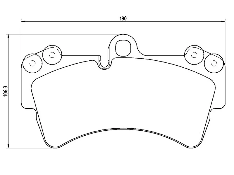 Колодки тормозные (Спереди) Audi Q7 05-15 / Volkswagen Touareg 02-10 - Артикул P85065 - Производитель Brembo - Фото, Отзывы, Цены 