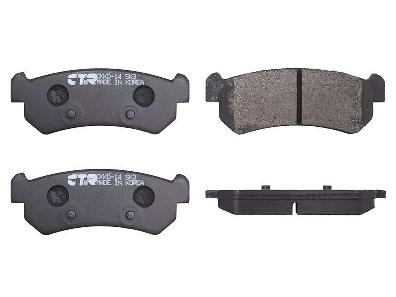 Колодки тормозные (Сзади) Chevrolet Lacetti 04-13 / Daewoo Nubira 97-05 - Артикул GK0442 - Производитель Ctr - Фото, Отзывы, Цены 