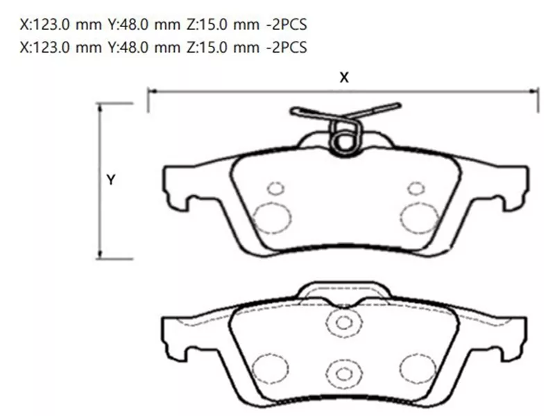 Колодки тормозные (Сзади) Citroen C5 08-17 / Ford Focus 04 - Артикул GK0659 - Производитель Ctr - Фото, Отзывы, Цены 