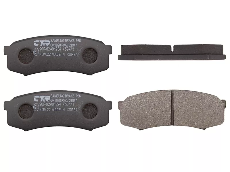 Колодки тормозные (Сзади) Lexus RX 00-03 / Mitsubishi Pajero 06-20 - Артикул GK1028 - Производитель Ctr - Фото, Отзывы, Цены 