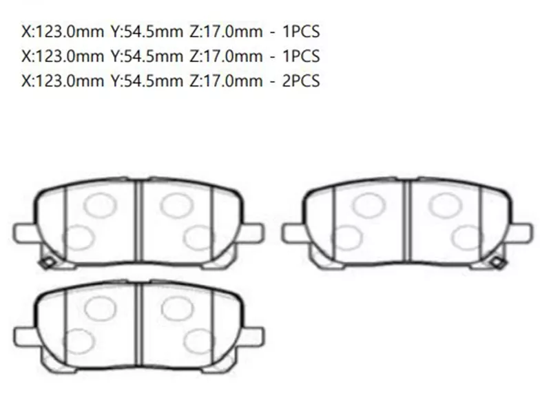 Колодки тормозные (Спереди) Toyota Ipsum (ACM20) 01-09 / Noah 01-07 - Артикул GK1049 - Производитель Ctr - Фото, Отзывы, Цены 