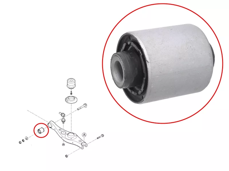 Сайлентблок Hyundai Elantra 06-19 / ix35 09-15 (Справа=Слева) - Артикул GV0300 - Производитель Ctr - Фото, Отзывы, Цены 